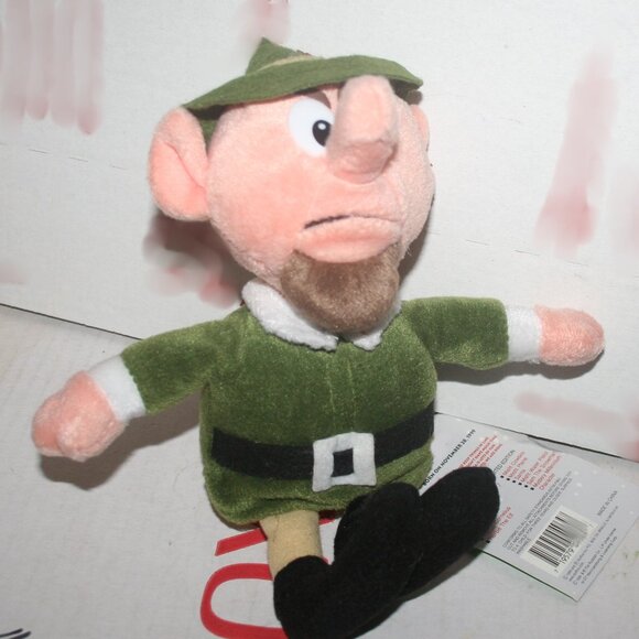Boss Elf Rudolph the Red Nosed Reindeer 8" Plush Series 2 1999 - Picture 1 of 5
